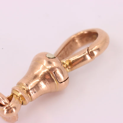 Antique 9ct Hallmarked Rose Gold Dog Clip Clasp Jewellery Finding Handpicked