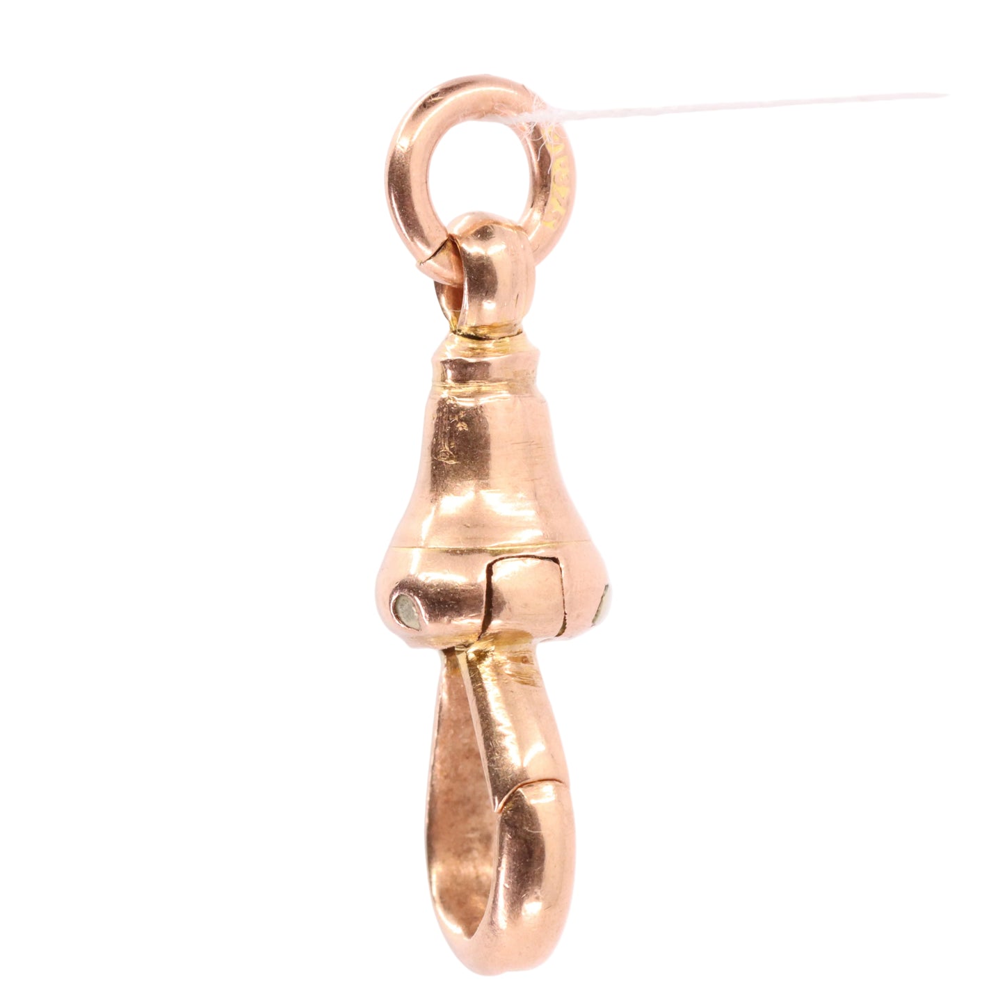 Antique 9ct Hallmarked Rose Gold Dog Clip Clasp Jewellery Finding Handpicked