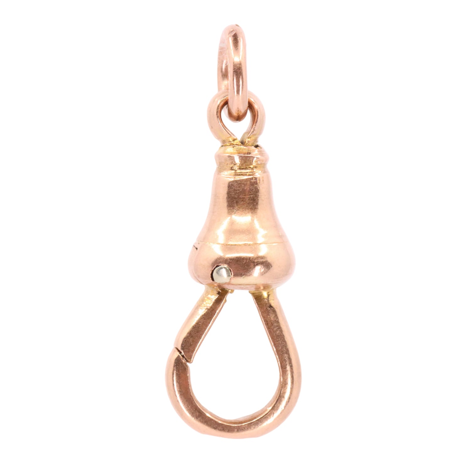 Antique 9ct Hallmarked Rose Gold Dog Clip Clasp Jewellery Finding Handpicked