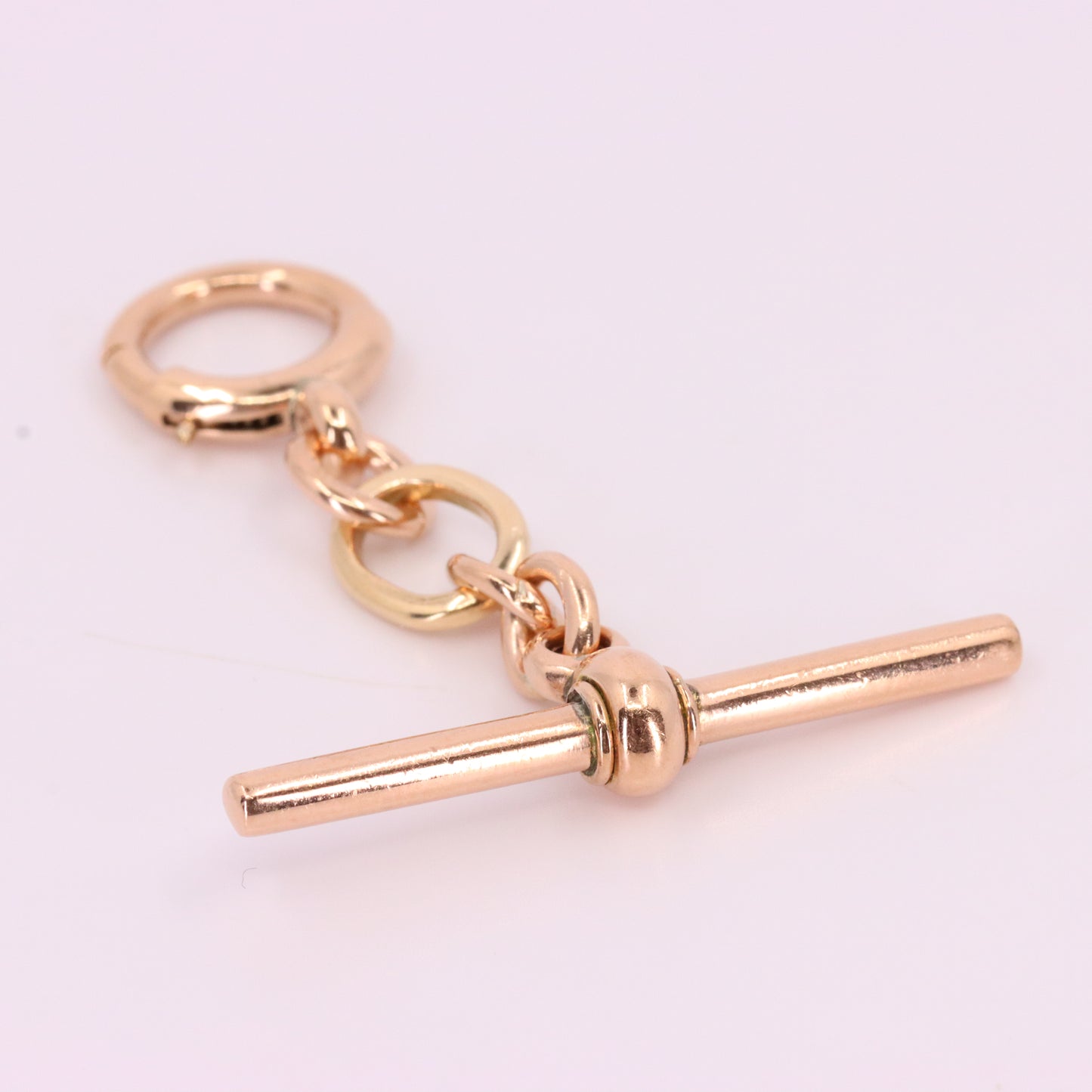 Vintage 9ct Hallmarked Gold Albert T Bar Pendant Extender Necklace Finding