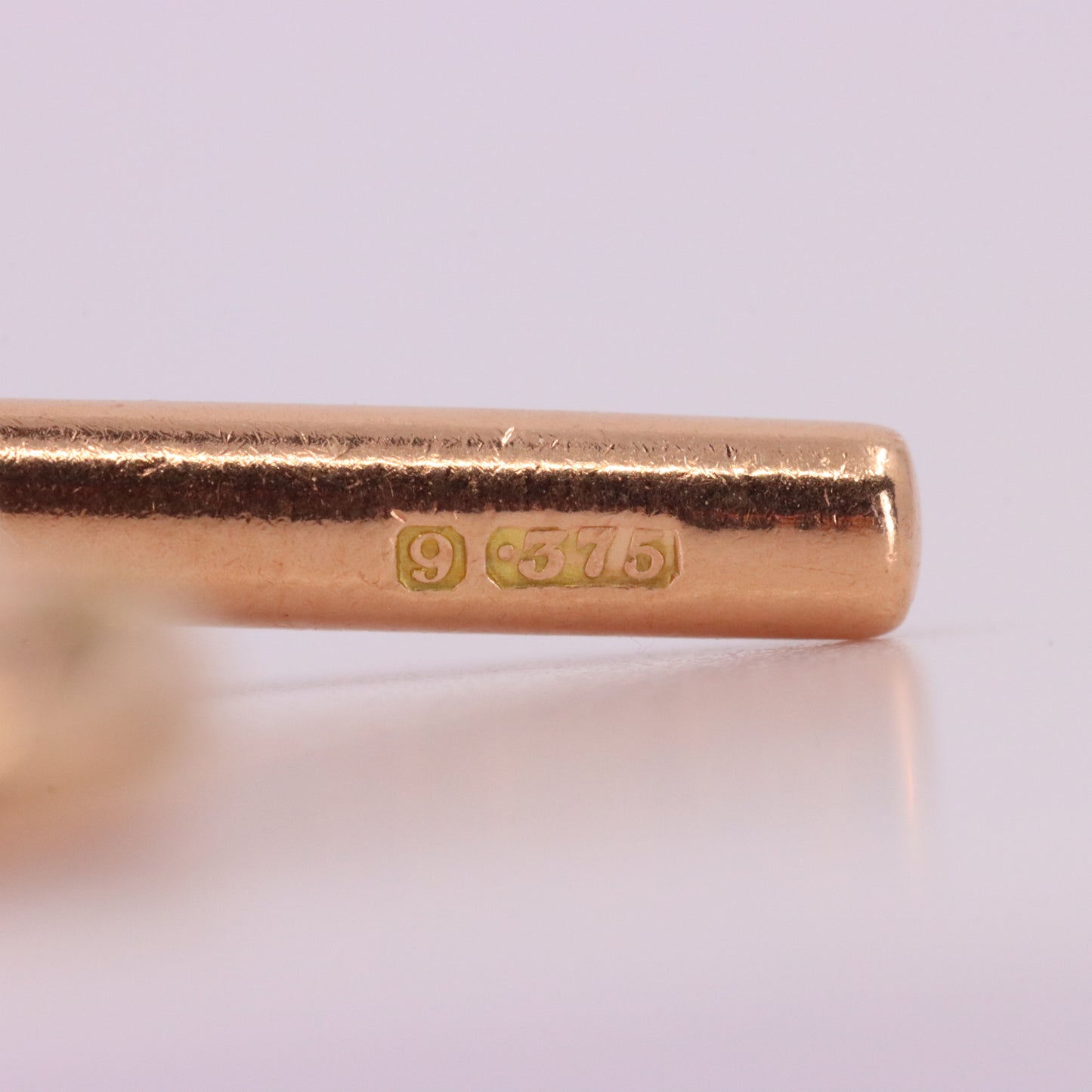 Vintage 9ct Hallmarked Gold Albert T Bar Pendant Extender Necklace Finding
