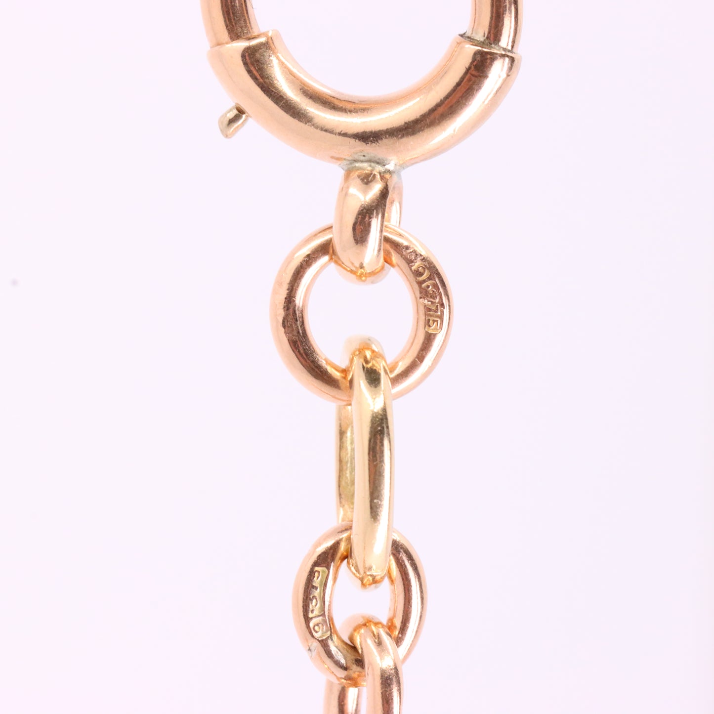 Vintage 9ct Hallmarked Gold Albert T Bar Pendant Extender Necklace Finding