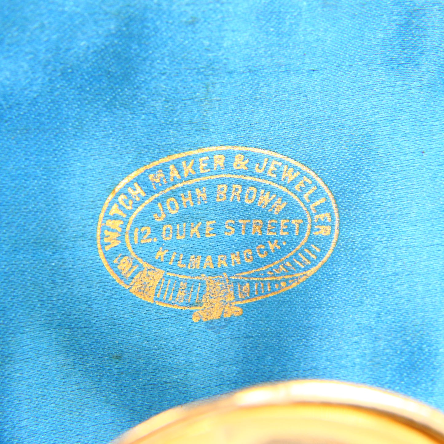 Antique 14K Gold Plated Half Hunter Pocket Watch Lever Brothers 1887 USA Keyless Wind Boxed Gift