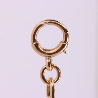 Vintage 9ct Hallmarked Gold Albert T Bar Pendant Extender Necklace Finding