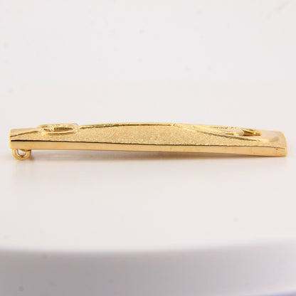 Vintage 9ct Orla Gorie Pendant – Hallmarked Solid Gold Rennie Mackintosh Drop Pendant