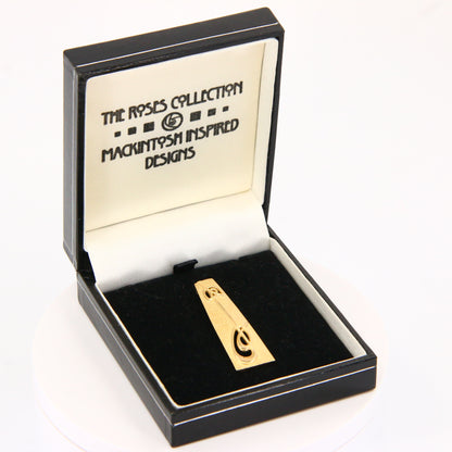 Vintage 9ct Orla Gorie Pendant – Hallmarked Solid Gold Rennie Mackintosh Drop Pendant