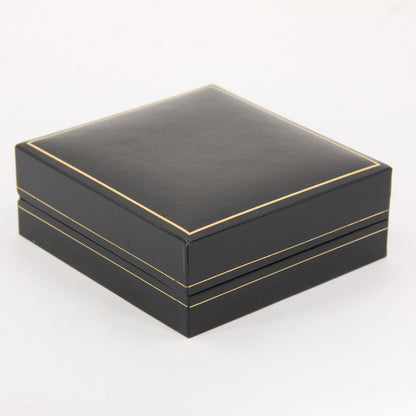 Vintage 9ct Hallmarked Yellow Gold Curb Chain Necklace 22 Inch Boxed