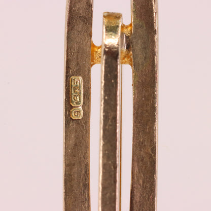 Antique 9ct Hallmarked Rose Gold 5 Inch Albert Chain Extension T Bar Watch Fob