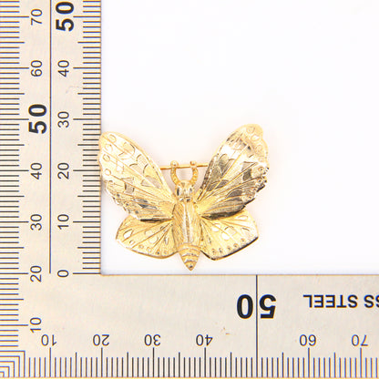 Vintage 9ct Butterfly Brooch Detailed 9 Carat Hallmarked Yellow Gold Boxed Gift