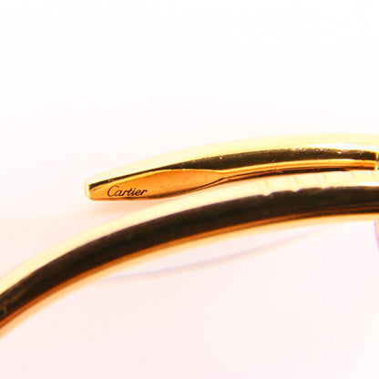 Cartier Juste un Clou Bangle Size 18 – 18ct Yellow Gold Nail Bracelet