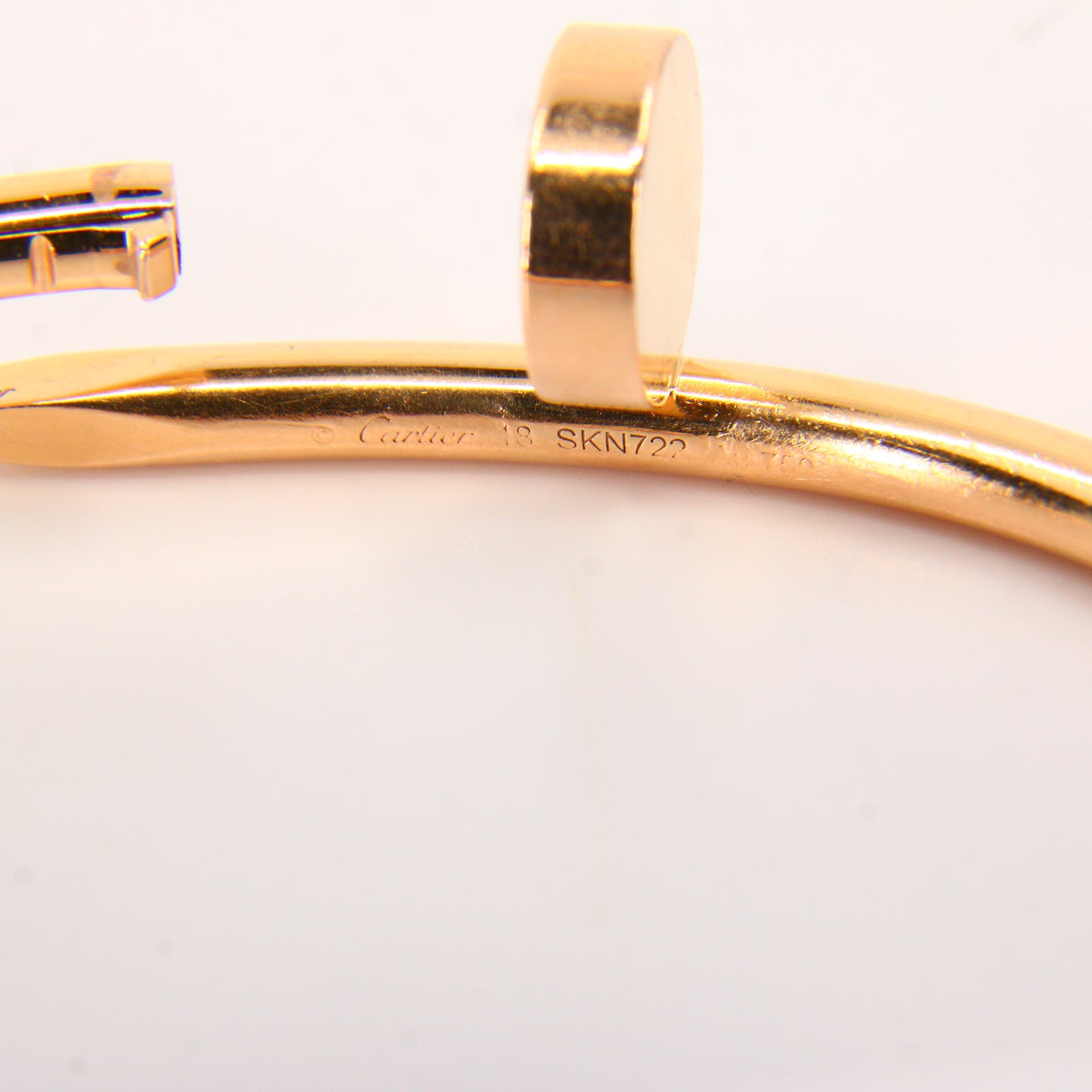 Cartier Juste un Clou Bangle Size 18 – 18ct Yellow Gold Nail Bracelet