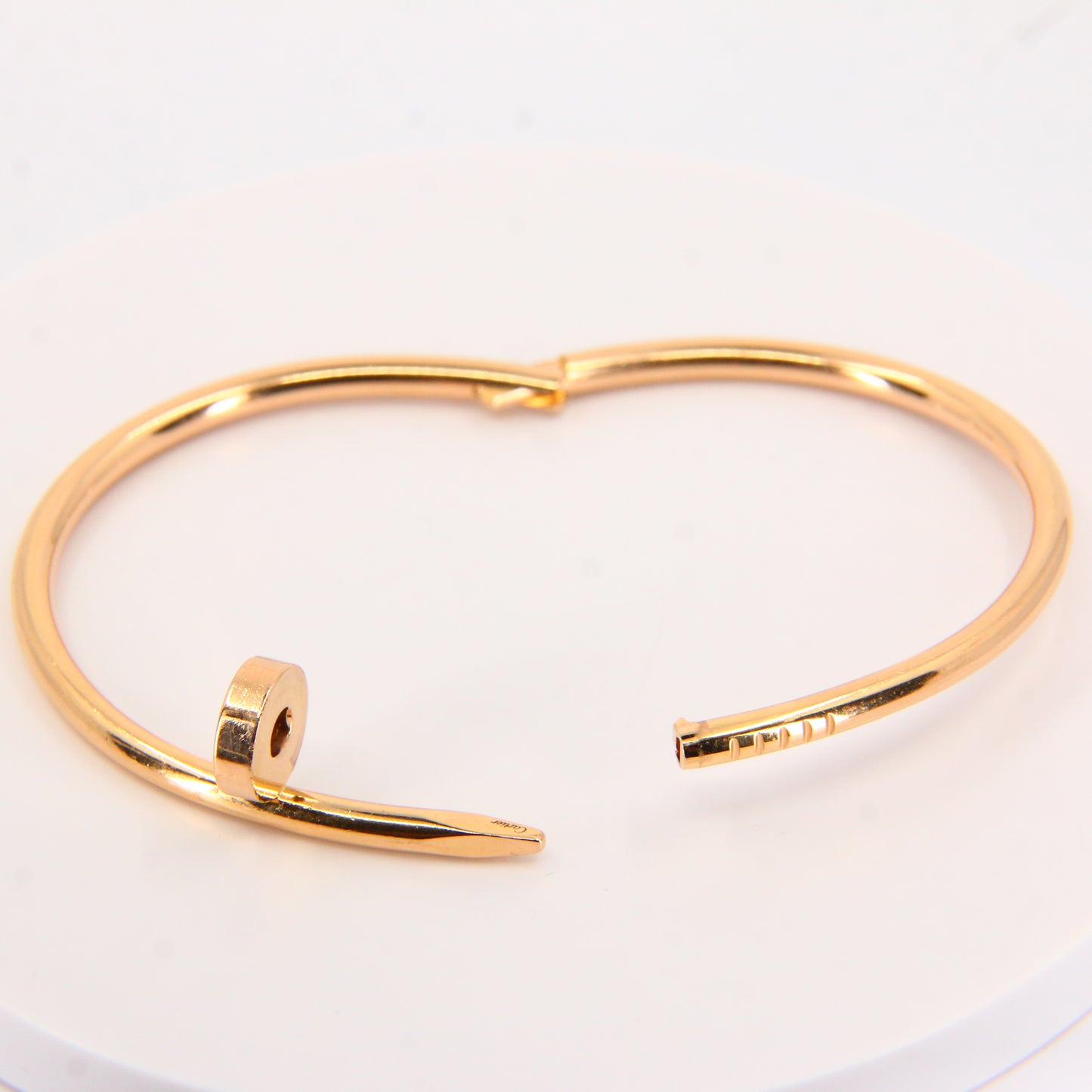Cartier Juste un Clou Bangle Size 18 – 18ct Yellow Gold Nail Bracelet