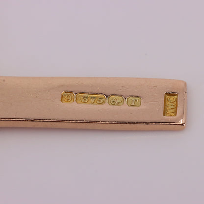 Antique 9ct Hallmarked 1917 Yellow Gold Cross Pendant Religious Charm