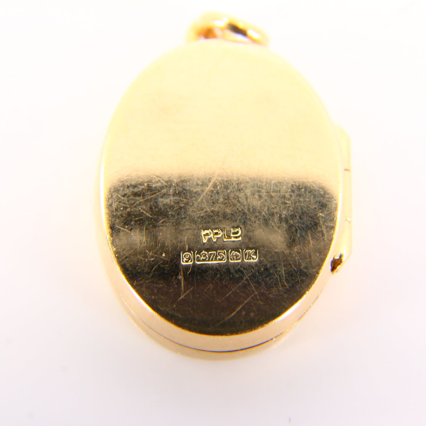 Vintage 9ct Gold 2 Photo Detailed Locket Pendant Hallmarked Yellow Gold Charm