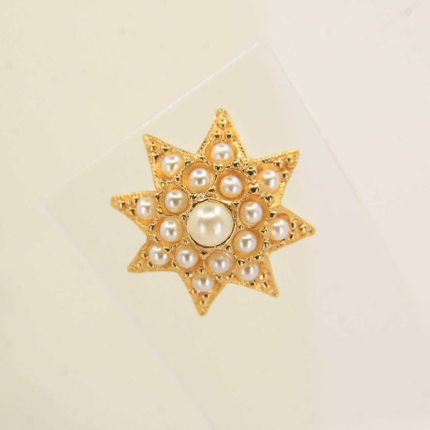 Antique 15ct Yellow Gold Seed Pearl Pendant Necklace With Earrings Jewellery Set