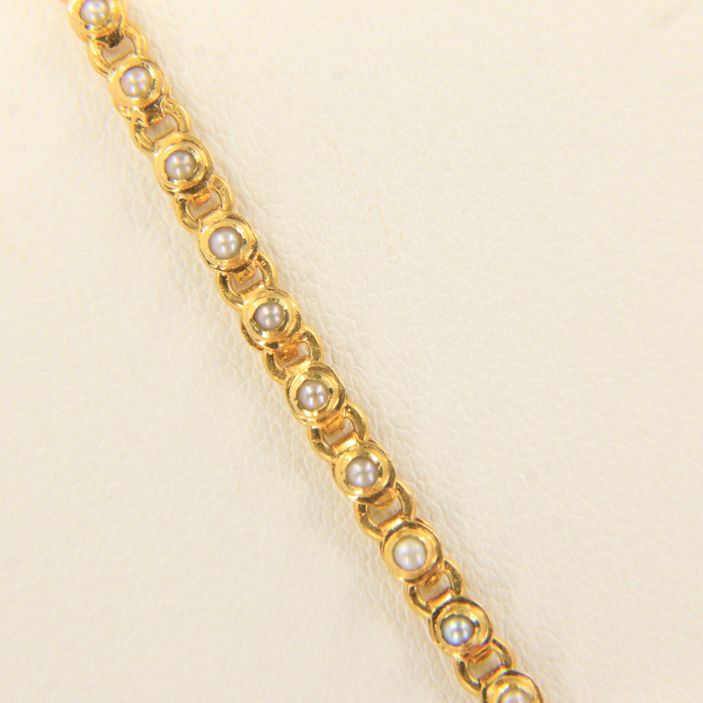 Antique 15ct Yellow Gold Seed Pearl Pendant Necklace With Earrings Jewellery Set