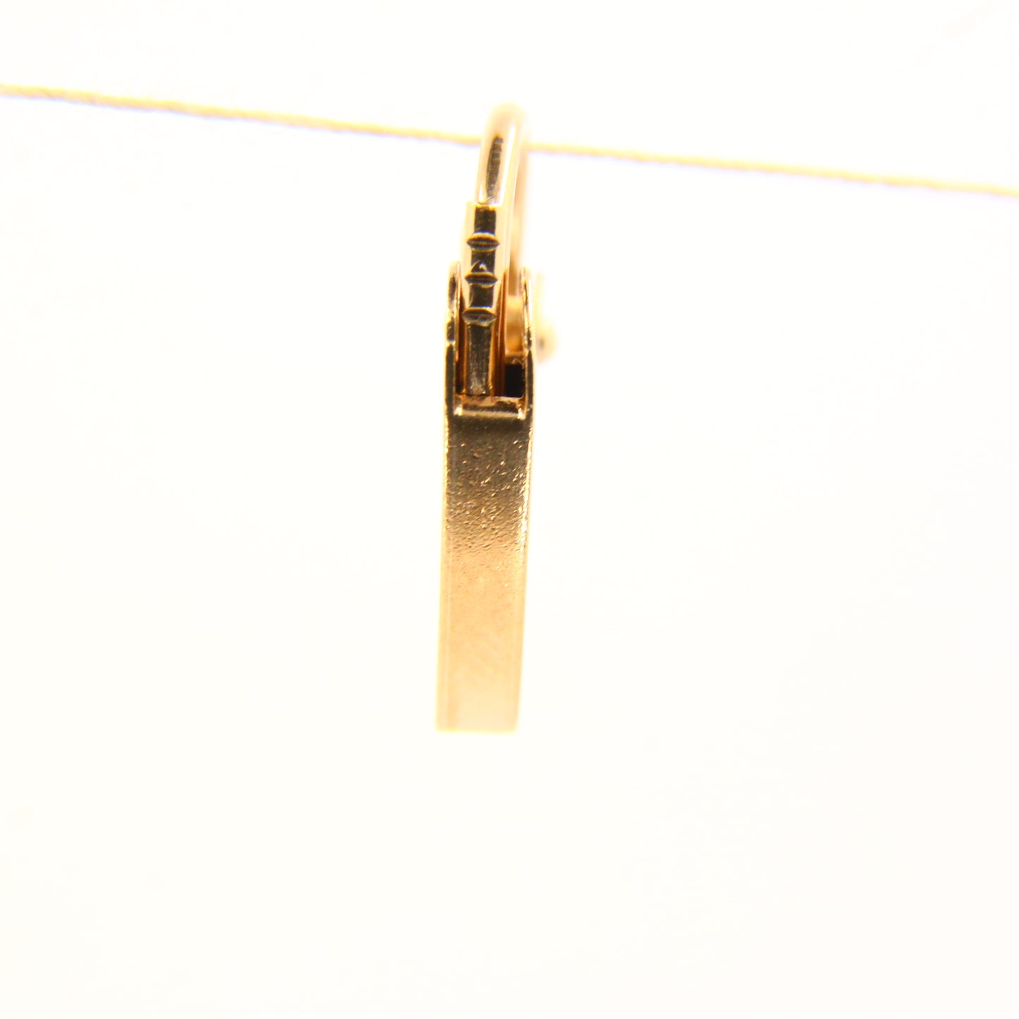 Vintage 9ct Gold Heart Padlock Charm – Hallmarked Solid Gold Gift