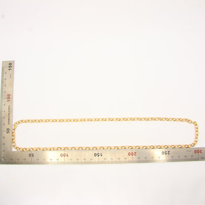 Vintage  9 Carat Gold Belcher Chain Necklace Hallmarked