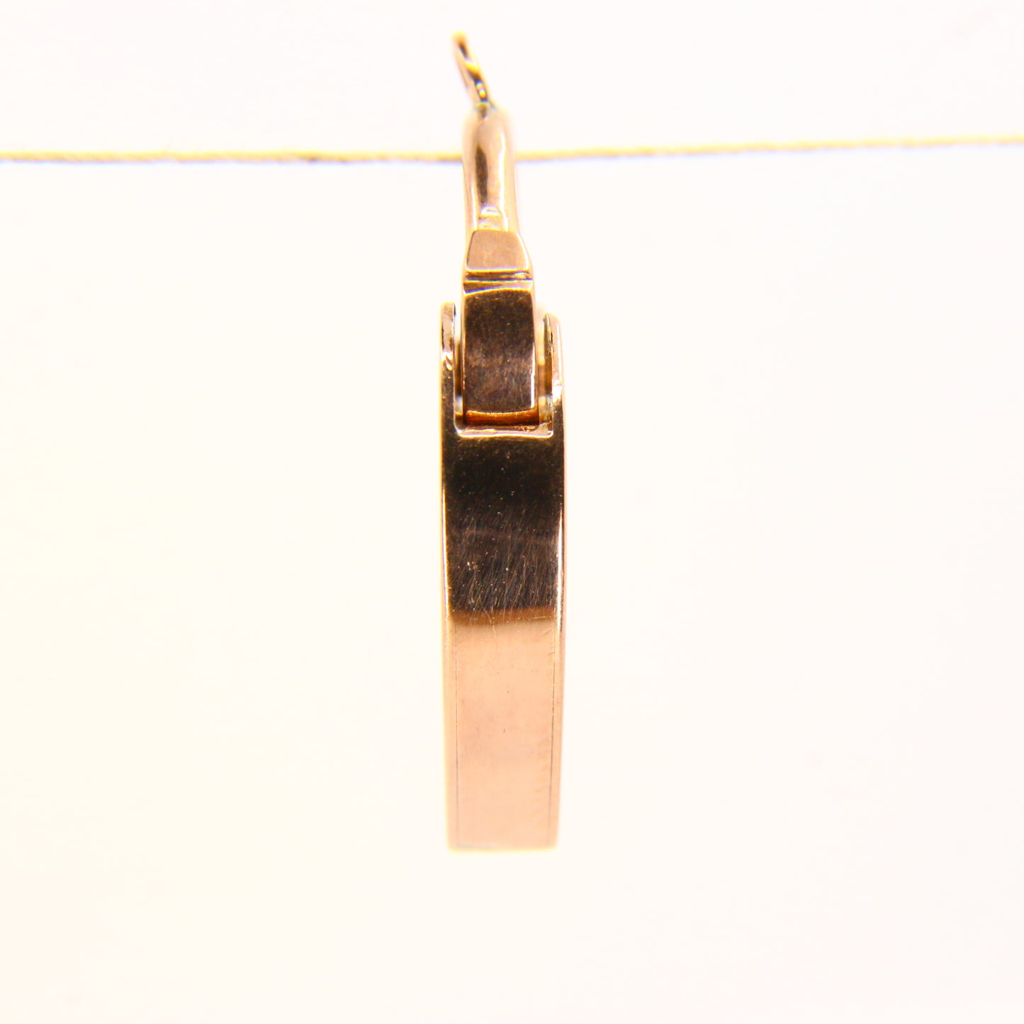 Vintage 9ct Gold Heart Lock Charm – Double Hallmarked Yellow Gold