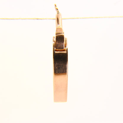 Vintage 9ct Gold Heart Lock Charm – Double Hallmarked Yellow Gold