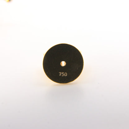 Vintage 18ct Hallmarked Stuart Devlin Jewellery Set Gold Brooch & Stud Earrings Amethyst Pearls