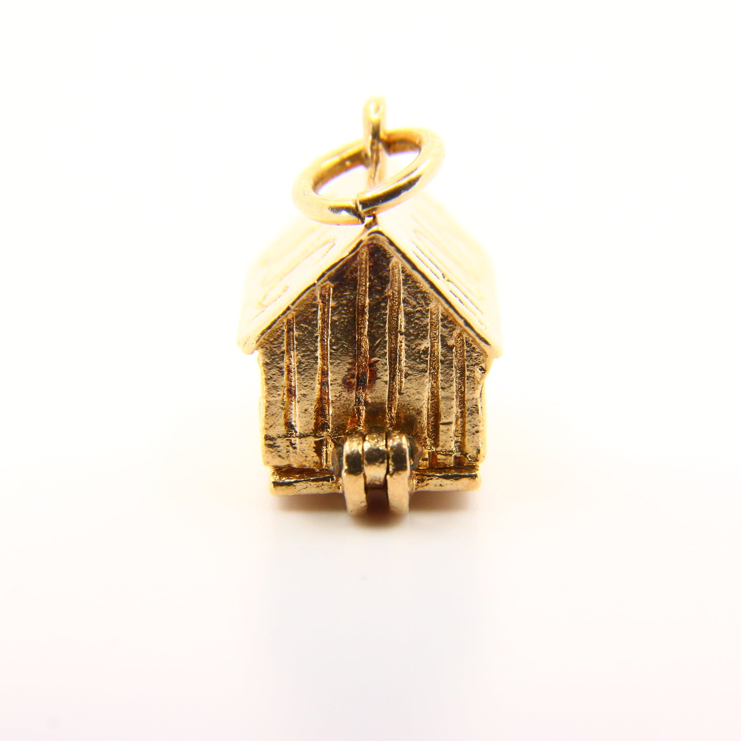 Vintage 9ct The Dog House Opening Funny Charm Hallmarked Yellow Gold Pendant