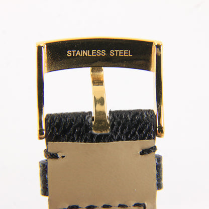 Vintage 9ct Gold Omega Wristwatch Leather Strap Cal 625 Unisex 1975 Hallmarked