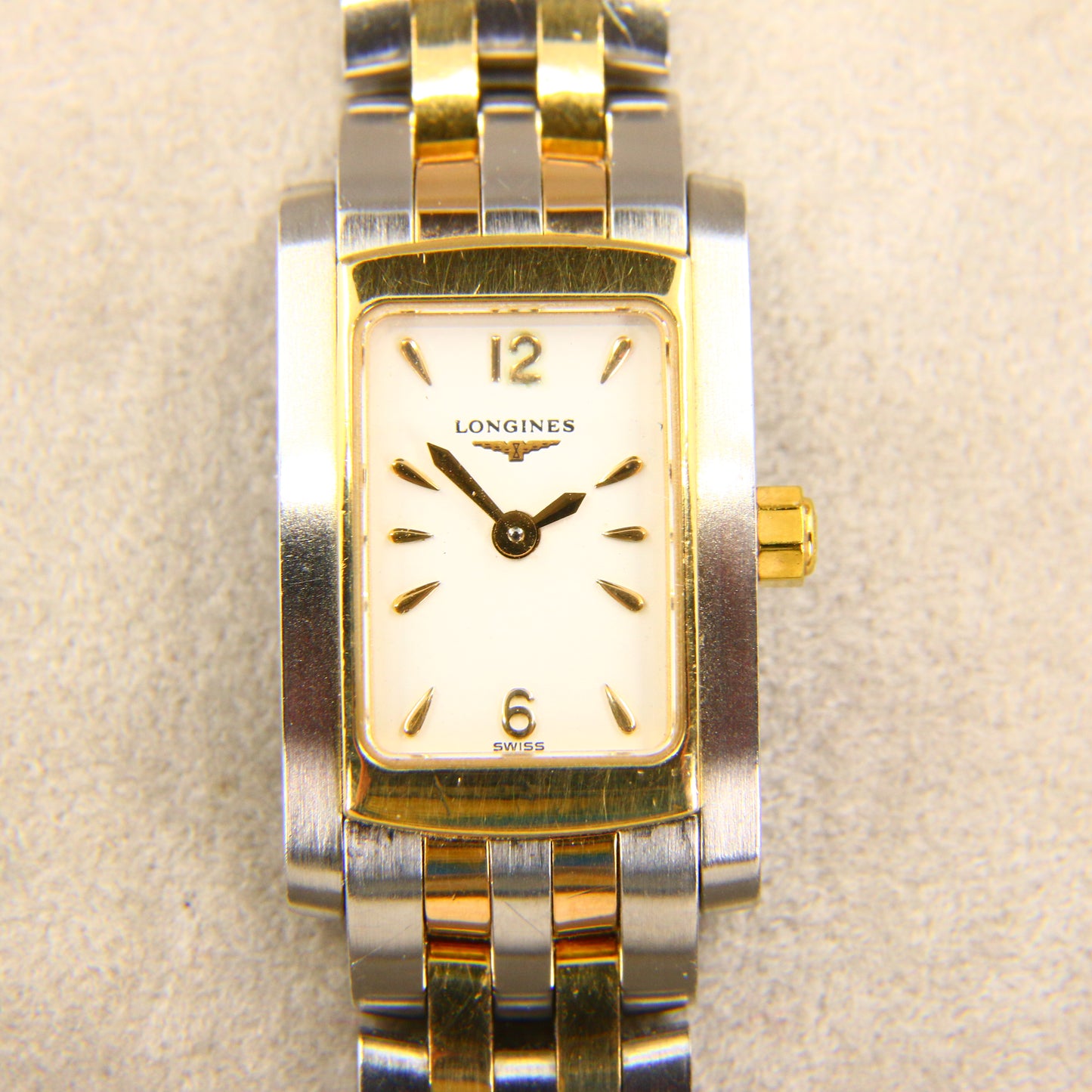 Vintage Longines Dolce Vita Woman's Wristwatch L5.171.5 Steel & 18ct Gold Ladies Watch Boxed Gift