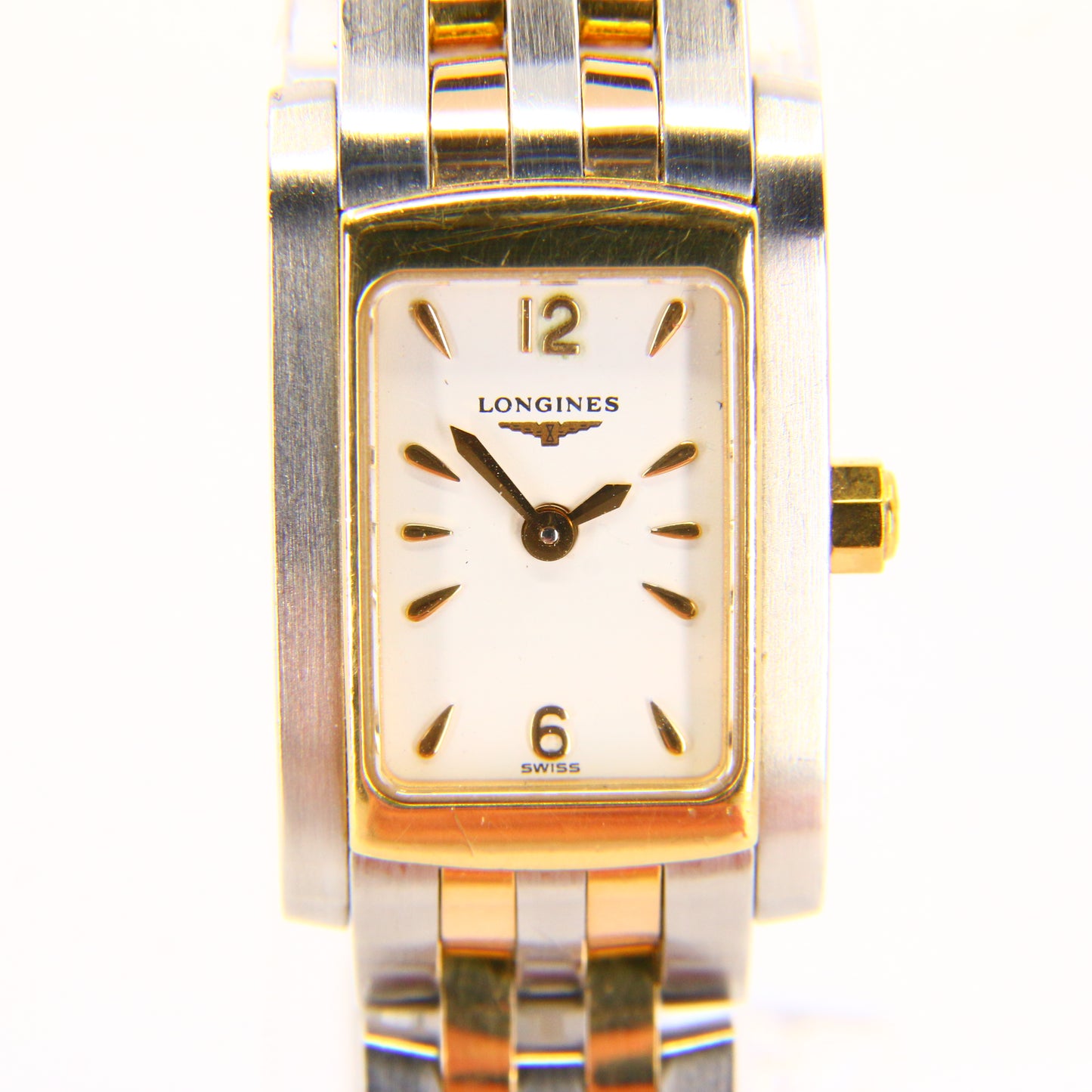 Vintage Longines Dolce Vita Woman's Wristwatch L5.171.5 Steel & 18ct Gold Ladies Watch Boxed Gift