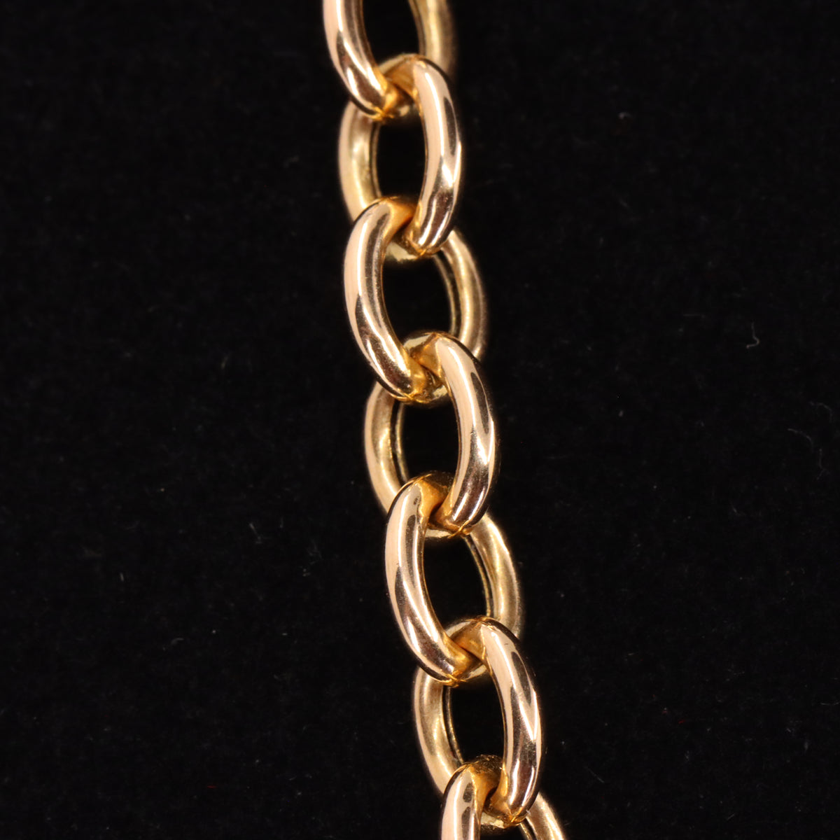 Vintage 9ct Hallmarked Yellow Gold T Bar Slider Heart Charm Belcher Chain Necklace Boxed Gift
