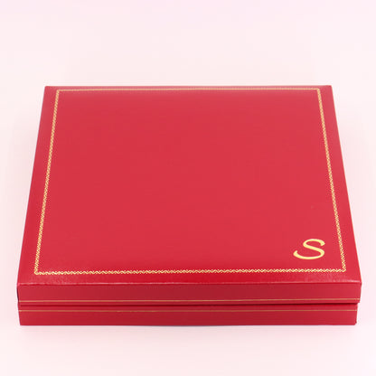 Vintage 9ct Hallmarked Yellow Gold T Bar Slider Heart Charm Belcher Chain Necklace Boxed Gift