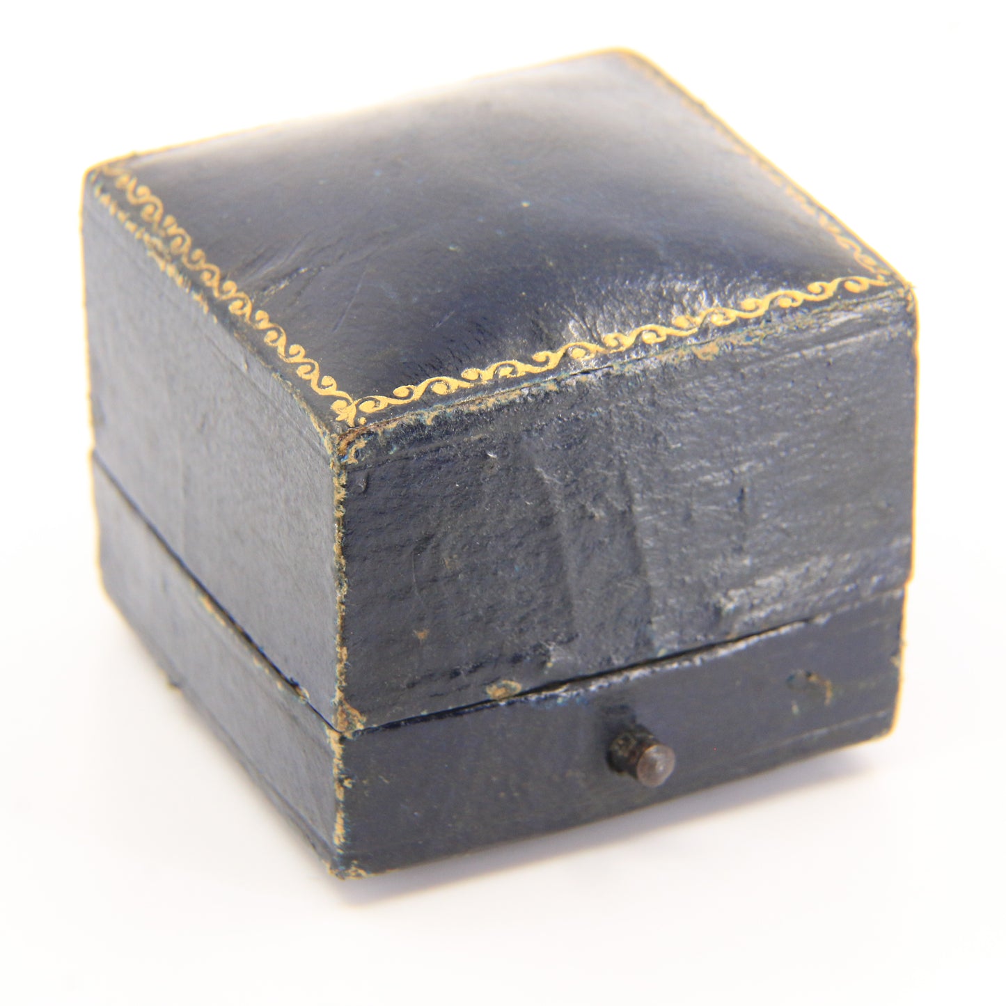 Antique 22ct Hallmarked Gold 4 Stone Diamond Wedding Band Ring Size L1/2 Boxed