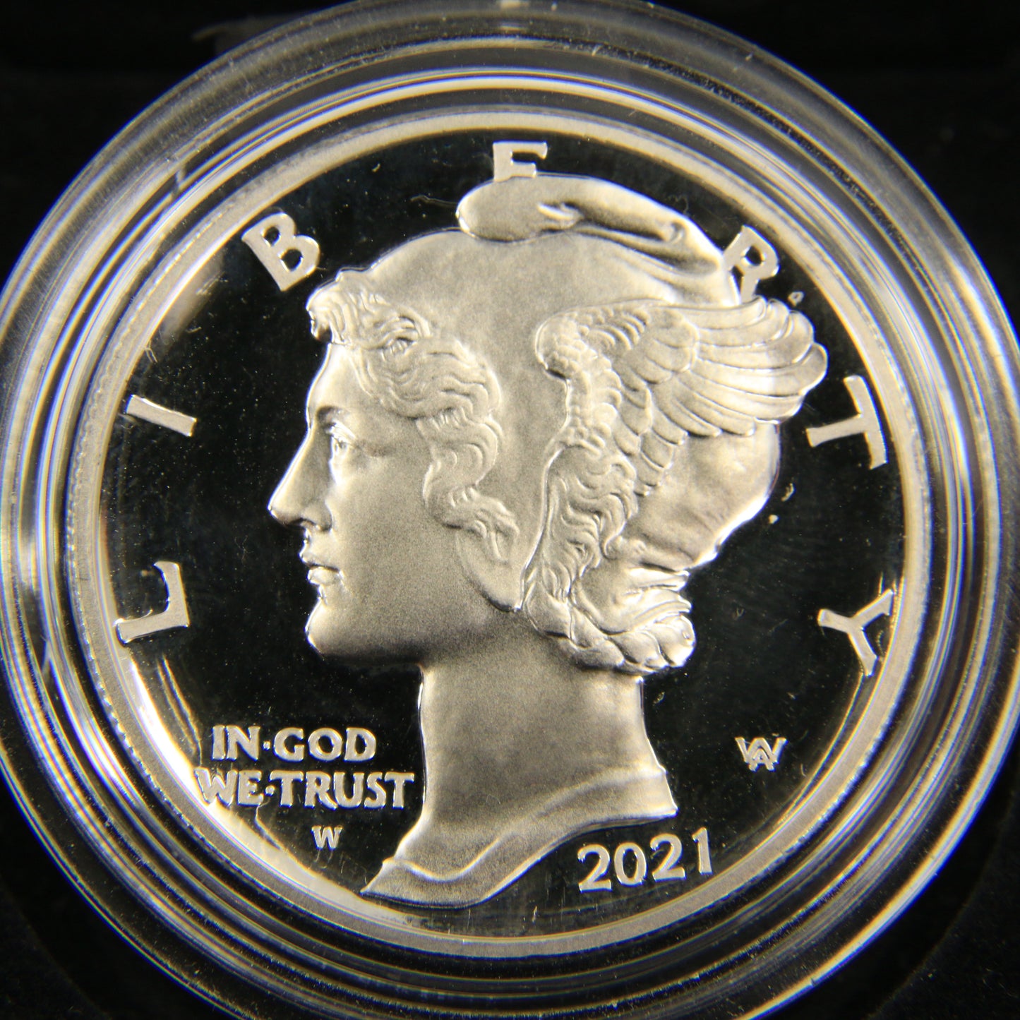 2021 American Eagle One Ounce (Oz) Palladium Reverse Proof $25 Coin W/ Box