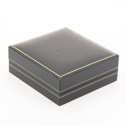 Vintage 18k Yellow Gold Unoaerre Box Chain Necklace 27 Inch 1.3mm Boxed Gift