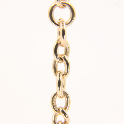 Antique 9ct Hallmarked Yellow Gold 4 Inch Albert Necklace Extender Dog Clip Ends