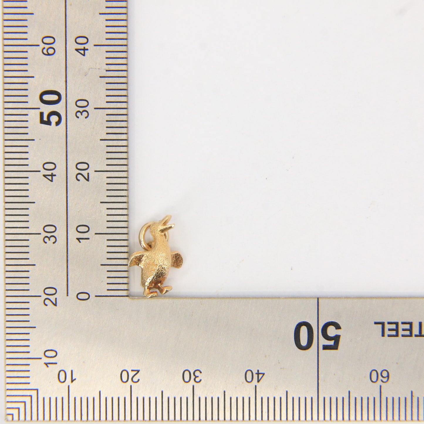 Vintage 9ct Gold Duck Charm Bird Pendant Yellow Gold Animal Gift