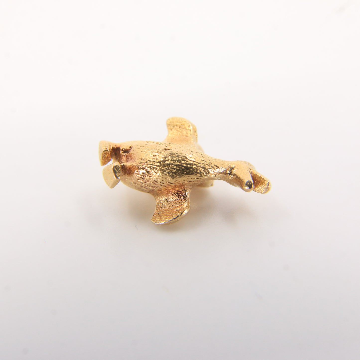 Vintage 9ct Gold Duck Charm Bird Pendant Yellow Gold Animal Gift