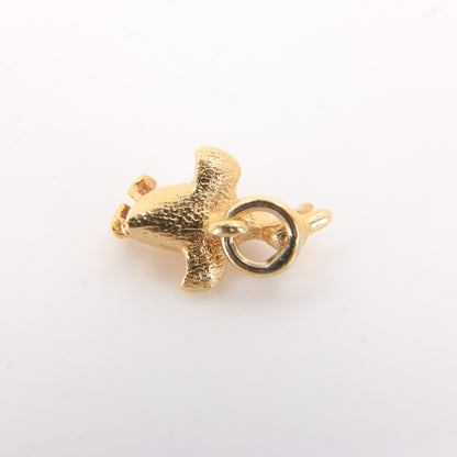 Vintage 9ct Gold Duck Charm Bird Pendant Yellow Gold Animal Gift