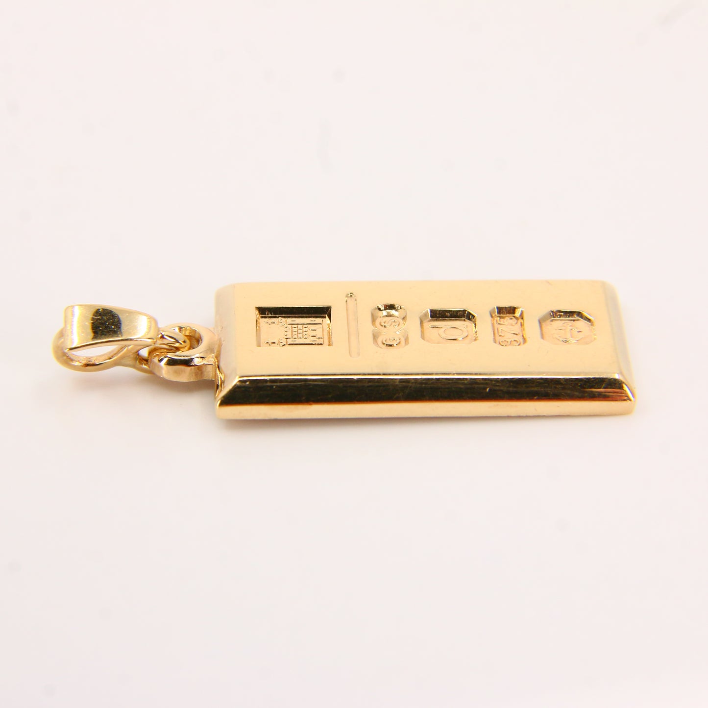 Vintage 9ct Gold Ingot Pendant Hallmarked Birmingham 2003 Limited Gift