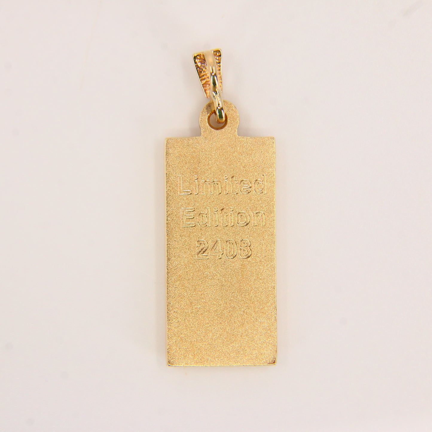 Vintage 9ct Gold Ingot Pendant Hallmarked Birmingham 2003 Limited Gift