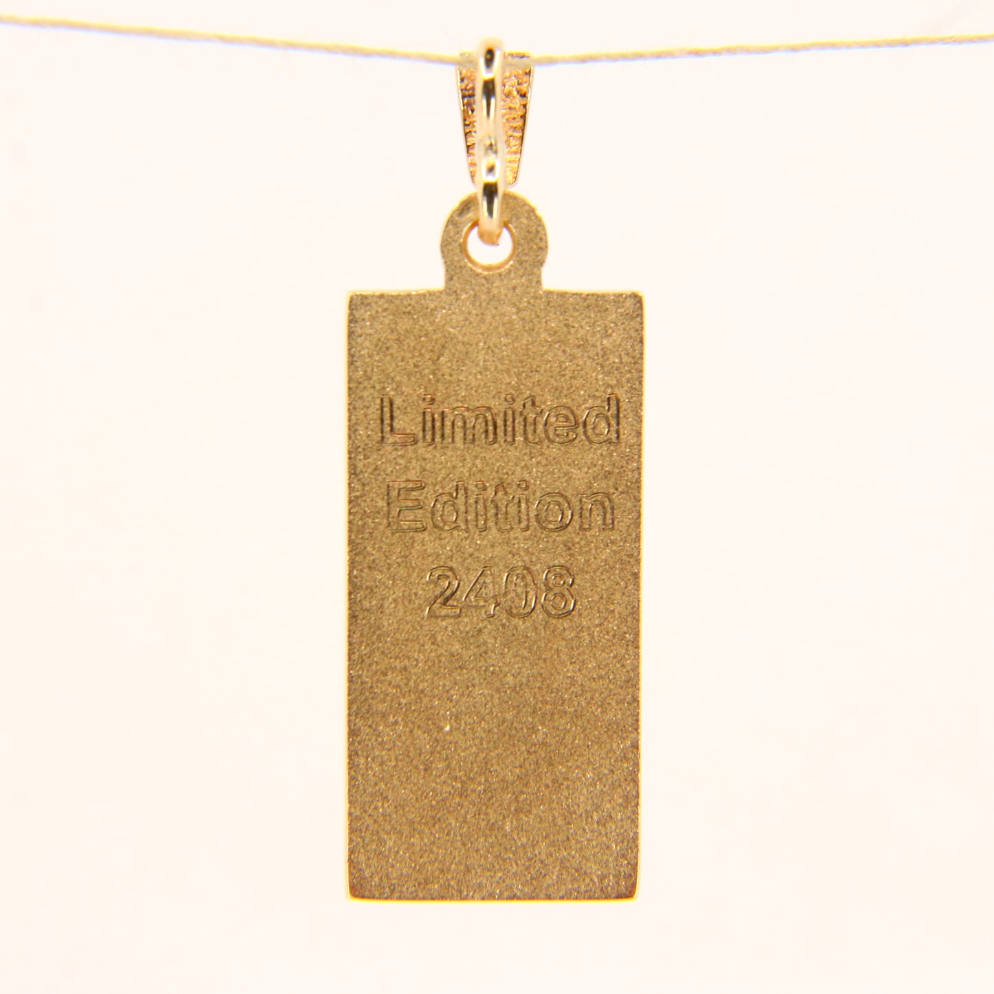 Vintage 9ct Gold Ingot Pendant Hallmarked Birmingham 2003 Limited Gift