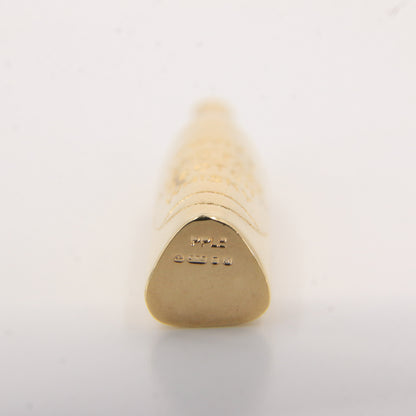 Vintage 9ct Hallmarked Gold Grants Stand Fast Scotch Whisky Bottle Charm Pendant