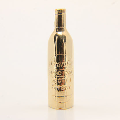 Vintage 9ct Hallmarked Gold Grants Stand Fast Scotch Whisky Bottle Charm Pendant