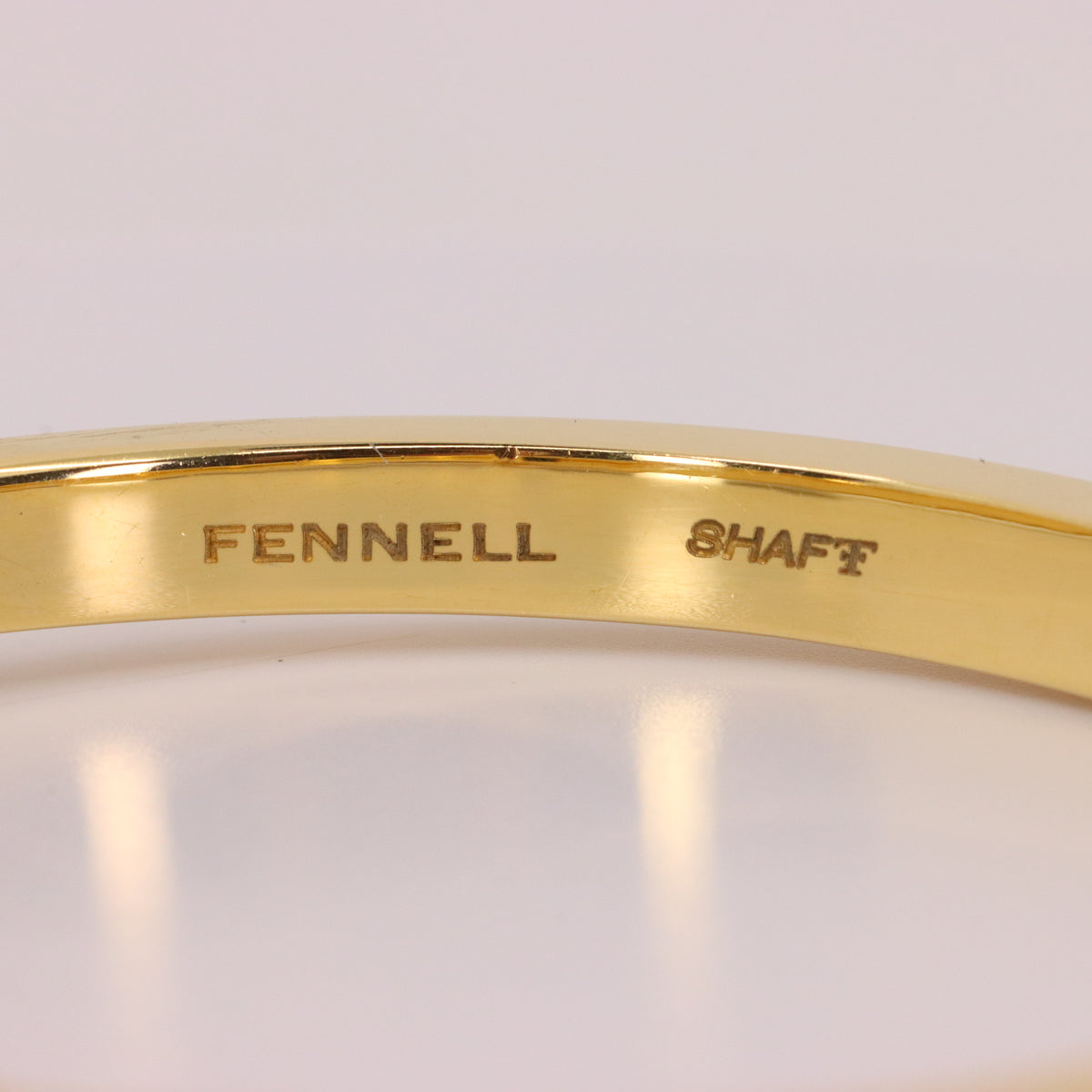 Vintage 18ct Hallmarked Yellow Gold Theo Fennell Shaft Hinged Bangle Bracelet Boxed