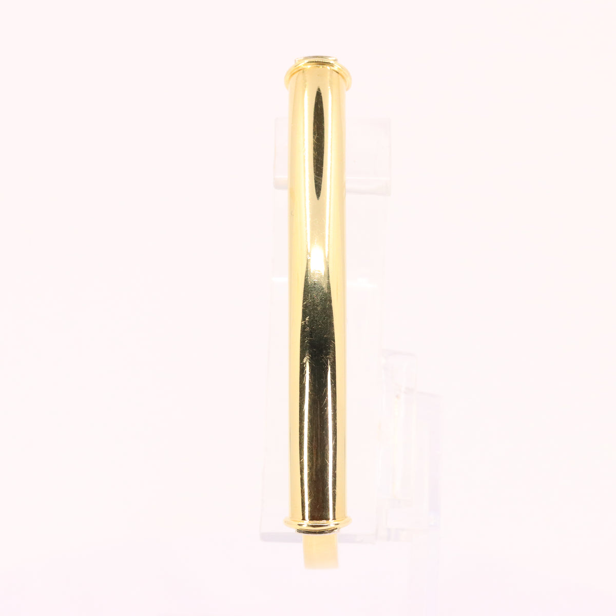 Vintage 18ct Hallmarked Yellow Gold Theo Fennell Shaft Hinged Bangle Bracelet Boxed