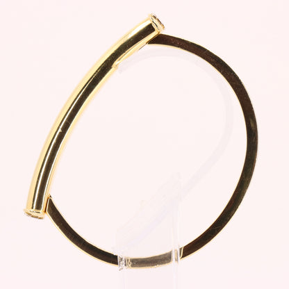 Vintage 18ct Hallmarked Yellow Gold Theo Fennell Shaft Hinged Bangle Bracelet Boxed