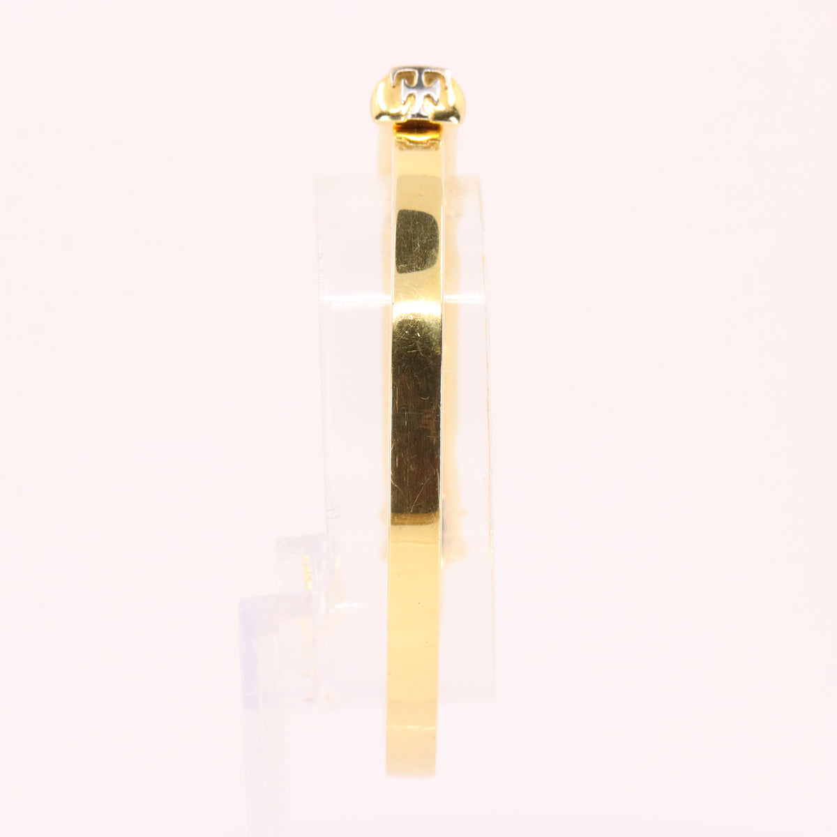 Vintage 18ct Hallmarked Yellow Gold Theo Fennell Shaft Hinged Bangle Bracelet Boxed