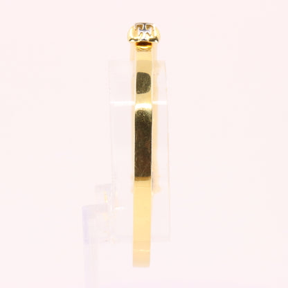 Vintage 18ct Hallmarked Yellow Gold Theo Fennell Shaft Hinged Bangle Bracelet Boxed