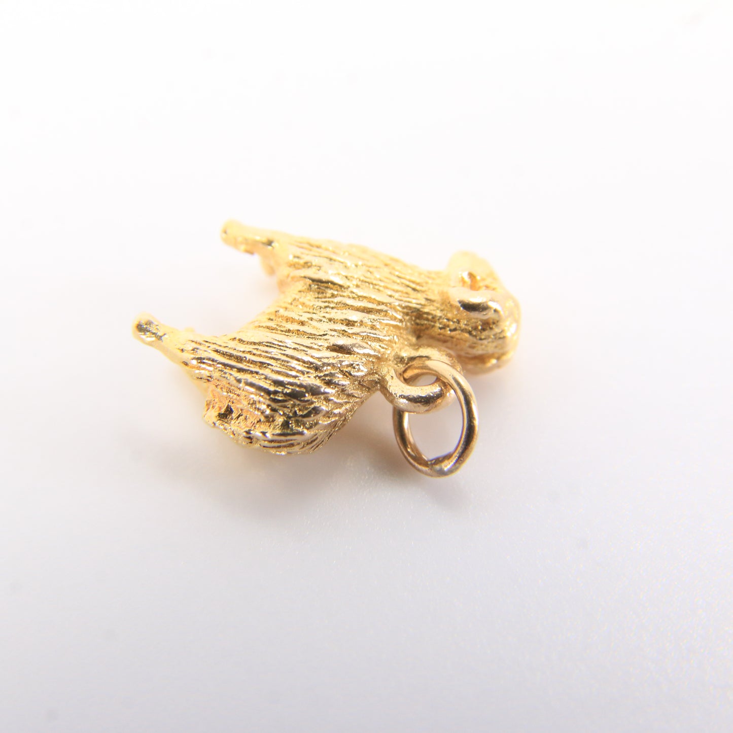Vintage 9ct Hallmarked Yellow Gold Ram Charm Aries Zodiac Sheep Farm Animal Pendant Gift