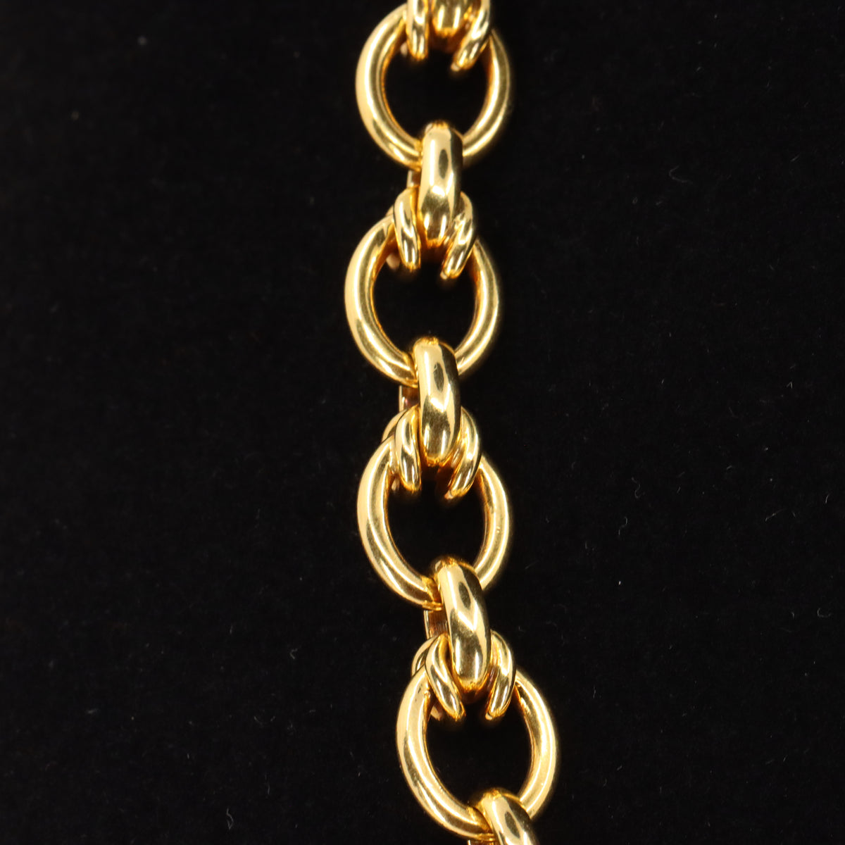 Vintage 18ct Hallmarked Yellow Gold 16 Inch Fancy Link Chain Necklace Boxed Gift